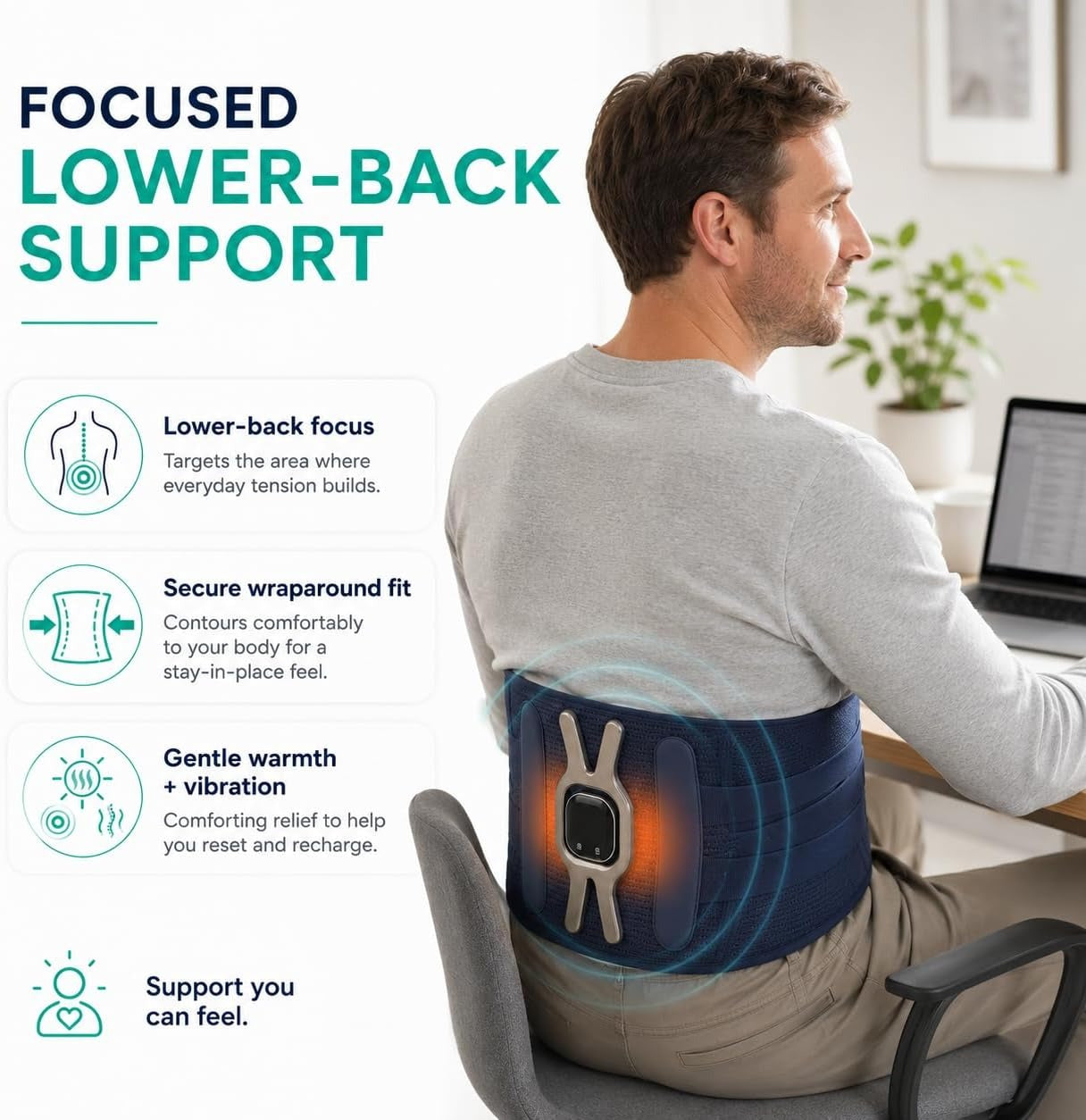 RejuvaCare Triple Method Back Massager